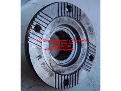 Фланец проходного вала D-165, 4 отв., с насечками, низкий, мелкий шлиц H HOWO (ХОВО) RHAZ9114320205 фото 1 Новороссийск