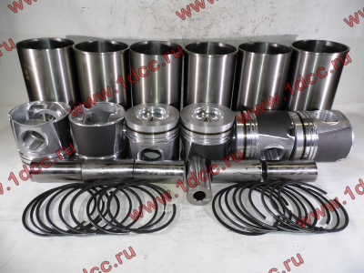 Поршневая группа WD615.95 375л.с. (6 гильз, 6 поршней (...0004), 6 пальцев,комплект колец) H3 HUATAI HOWO (ХОВО)  фото 1 Новороссийск